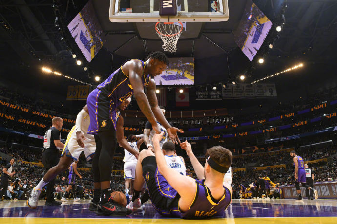 NBA常规赛规则:勇士vs湖人第2节录像直播回放